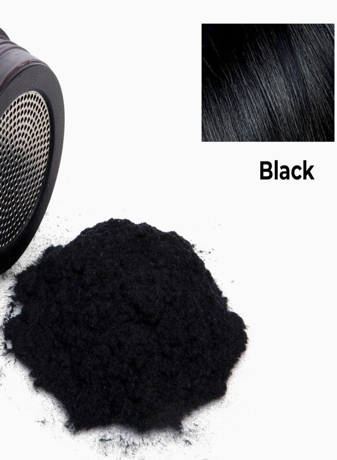 Caboki Hair Powder For Thinning Hair. Makes Thin Hair Look 10X Fuller, Covers Bald Spot Instantly. All-Natural Hair Building Fiber. Trial Size (10-Day Supply). Black - Image 3